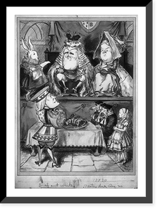 I'll prove the tarts are really mine, the Queen said. Wait and see. I'll cook his goose when I produce my private recipe"", Vintage Poster