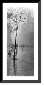 Vintage Photo Print - New York City - Spring showers, New York