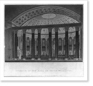 Antique Architecture - U.S. Capitol - Interior of the Hall