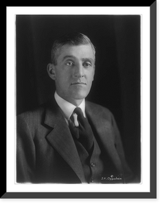 Historic Framed Print, [Leverett Saltonstall, 1892- , head and shoulders portrait, facing slightly right],  17-7/8" x 21-7/8"