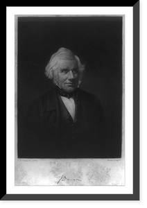 Historic Framed Print, [John Davis, 1878-1854, half length portrait, facing right],  17-7/8" x 21-7/8"
