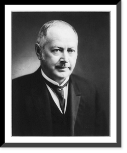 Albert Sidney Burleson, 1863-1937, head and shoulders portrait, facing right, Antique Wall Art