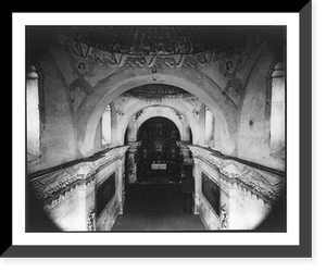 Mission San Xavier del Bac near Tucson, Ariz. Interior, Antique Poster