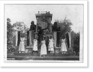 Historic Photo Print - Suffrage demonstration at Lafayette Statue