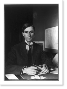 Antique Portrait - Raymond W. Pullman, half-length portrait