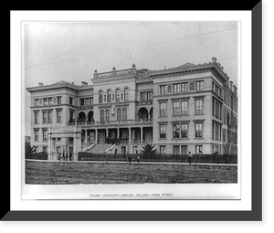 Tulane University - Medical College - Canal Street, New Orleans, La. Classic, Antique Poster