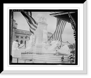Historic Framed Print, Columbus Memorial? - 2,  17-7/8" x 21-7/8"