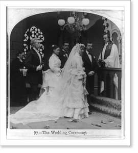 Historic Photo Print - Weddings - The wedding ceremony