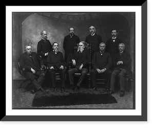 President John Grimes Walker and staff of the Isthmian Canal Comission, Vintage Print