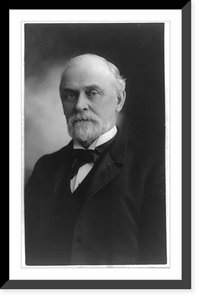 Potter Palmer, 1826-1902, half length, facing left, Antique Poster