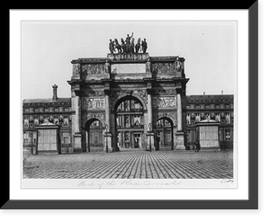 Arc de Triomphe du Carrousel.E. Baldus, Historic Reproduction