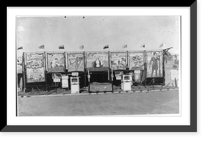 Vintage Americana Print - Circus & Carnival - Entrance to circus, 1925