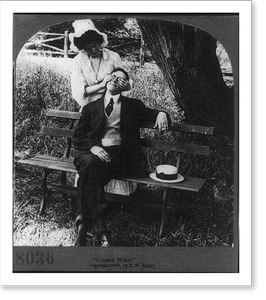 Antique Photo Print - Guess who! - Great Gift for History Buffs