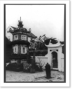 Vintage Photo Print - Buddhist temple, Vietnam