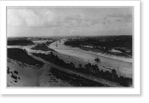 Vintage Photo Print - Eastern end, Cape Cod canal - Historic Wall Art Gift