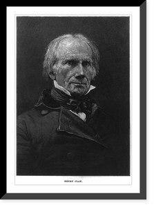 Historic Framed Print, Henry Clay, 1777-1852,  17-7/8" x 21-7/8"