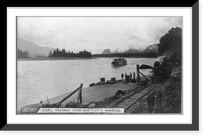 Historic Framed Print, Steamer from Moffitt's Landing,  17-7/8" x 21-7/8"
