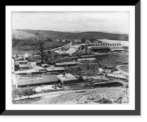 General view of one of the largest gold mines at Tarkwa, Gold Coast colonies, Africa, Vintage Poster