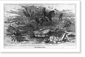 Black & White Photo - The Kidder murder - Vintage Home Decor Print