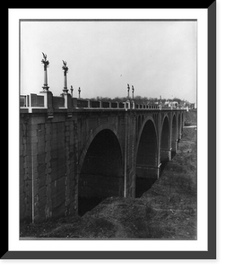 Historic Framed Print, Taft Bridge, Conn. Ave., Washington, D.C.,  17-7/8" x 21-7/8"