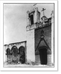 Antique Photo Print - Facade and Capilla Abierto - Vintage Home Decor Print