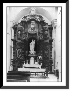 Altar of Convento y Iglesia de N.S. de la Merced, Lima, Peru, Vintage Print