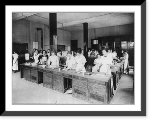 Antique Photo Print - New Orleans, Louisiana - Home economics classes