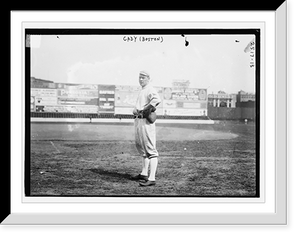 Historic Framed Print, Hick Cady, Boston AL, at Fenway Park, Boston (baseball),  17-7/8" x 21-7/8"