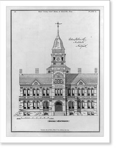 Vintage Building Photo - Tennessee - Knox County Court House