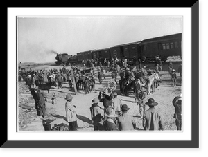 Historic Framed Print, Gen. Salagar's troops [by train during the Mexican Revolution],  17-7/8" x 21-7/8"