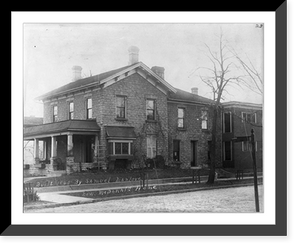 Historic Framed Print, [Fort Scott, Kansas: house built in 1865 by Samuel Manlove],  17-7/8" x 21-7/8"