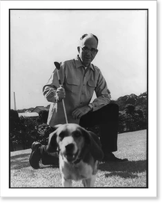 Antique Photo Print - James Michener - Historic Wall Art Gift