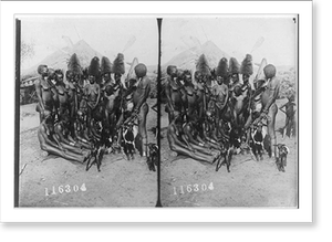 Historic Photo Print - West Africa, group of nearly-naked women, 1909
