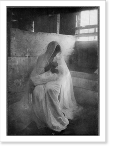 Historic Photo Print - The manger - Vintage Home Decor Print