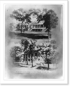 Historic Military - Fort Scott, Kansas, 1840 - Great Gift for History Buffs
