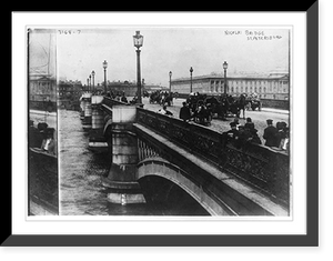 Historic Framed Print, Nicolai Bridge, St. Petersburg, [Russia],  17-7/8" x 21-7/8"