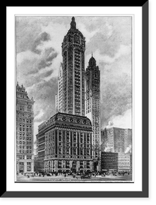 Singer Building, N.W. corner of Broadway and Liberty St., New York City, Antique Wall Art