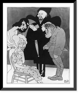 Actors Pauline Lord, Lenore Ulric, Alfred Lunt, and Louis Wolheim, Historic Print