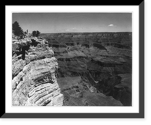 Historic Framed Print, On O'Neiles Point, Grand Canyon of Arizona,  17-7/8" x 21-7/8"