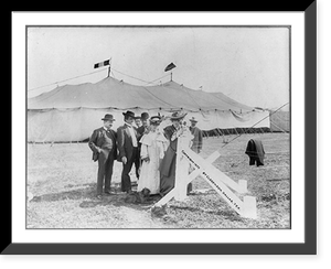 Vintage Americana Print - Dallas - Sarah Bernhardt and party, 1906
