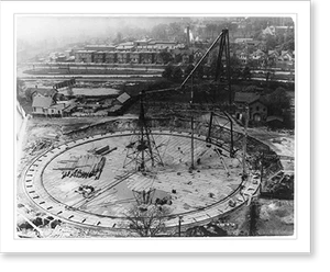 Vintage Building Photo - Detroit - City Gas Co., Station A gas holder