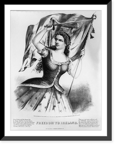 Historic Framed Print, Freedom to Ireland,  17-7/8" x 21-7/8"