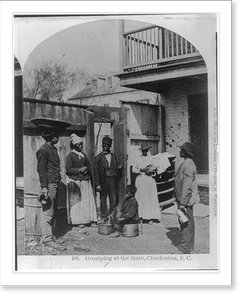 Historic Photo Print - Charleston - African Americans working (2)