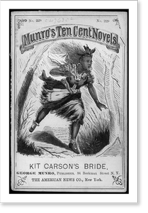 Vintage Americana Print - Weddings - Illus. covers of Munro's Ten Cent