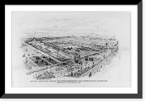 Historic Bird's Eye View - World's Fairs - Official bird's-eye, 1898