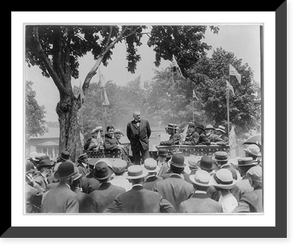 Hon. Job Elmer Hedges speaking at political rally, N.Y.C, Antique Poster