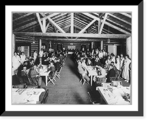Historic Framed Print, Yellowstone National Park: Governor's Banquet at Basin Camp,  17-7/8" x 21-7/8"