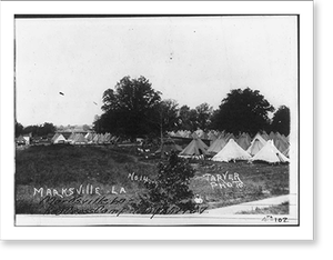 Historic Military - Marksville, La., Red Cross camp.Tarver photo