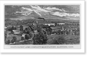 Vintage Photo Print - Hartford, Connecticut - Colt's Patent Arms