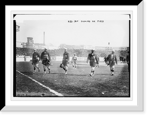 Historic Framed Print, Red Sox coming on field World Series, Boston AL (baseball),  17-7/8" x 21-7/8"